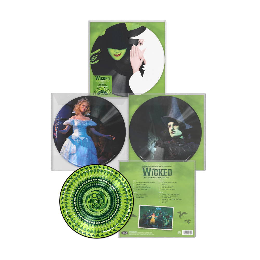 Various Artists: Wicked (Original Broadway Cast Recording) 2LP - Exclusive Picture Disc Zoetrope - Composite Pack Shot