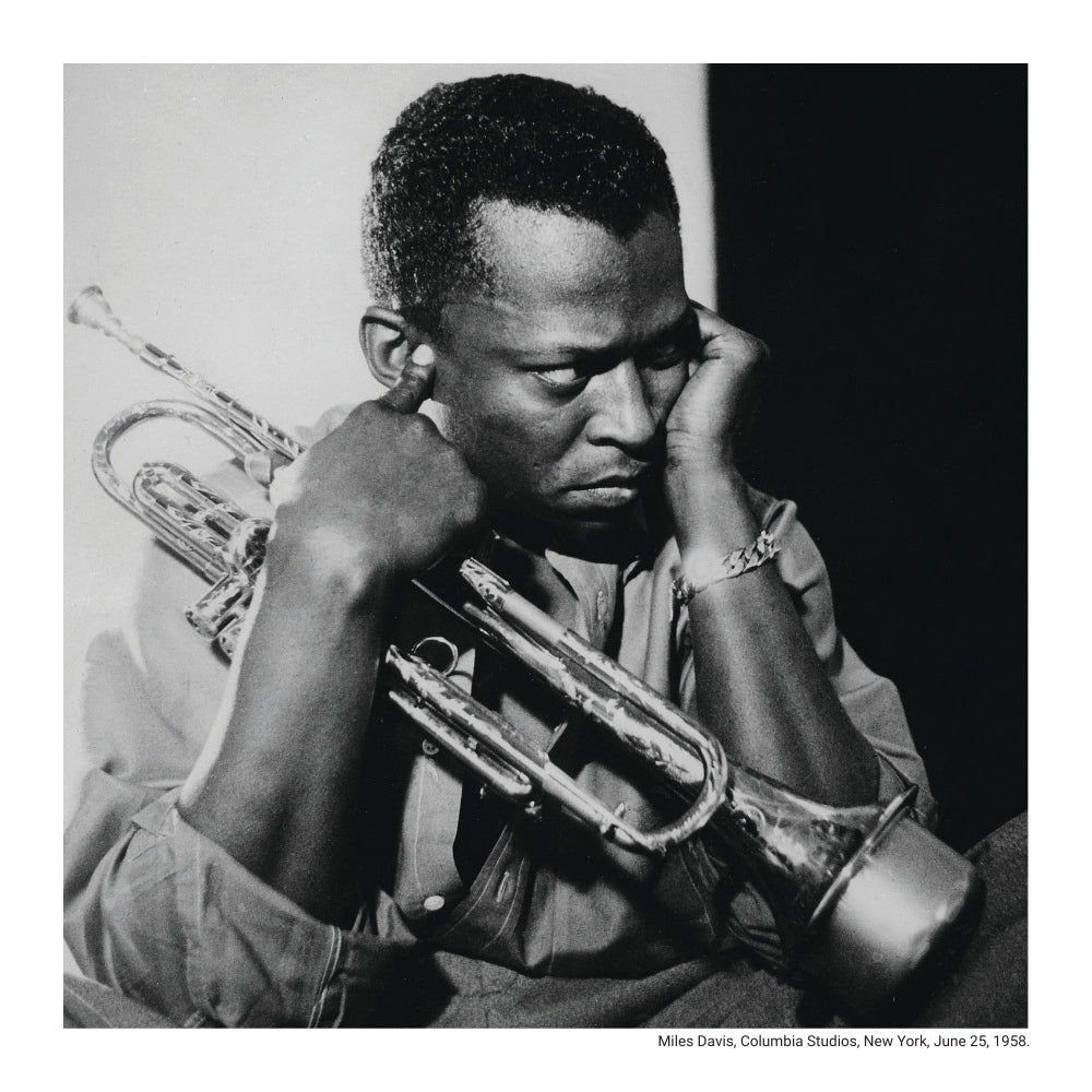 Exclusive 12" x 12" Miles Davis Litho Print (1958)