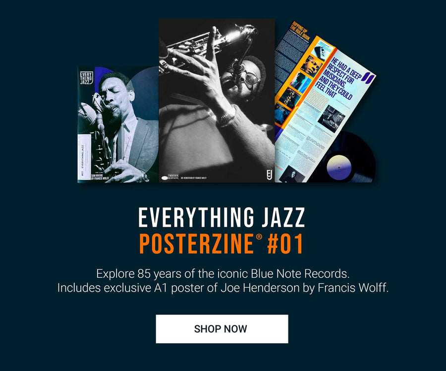 Posterzine® #01: 85 years of Blue Note Records - feat. Joe Henderson by Francis Wolff A1 poster