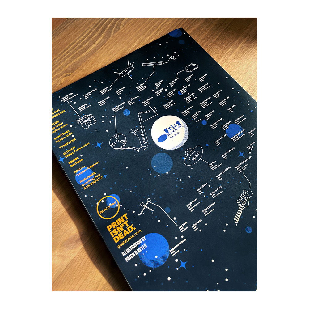 アート・デザイン・音楽 VISIOPHILE ISSUE ONE/FIRST EDITION ZINE Posterzine® #01: 85 years of Blue Note Records - feat. Joe