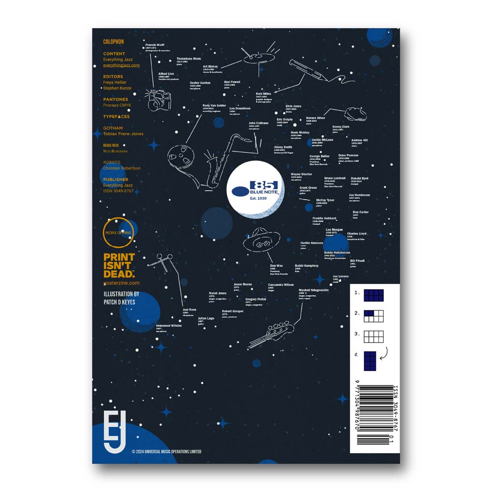 Everything Jazz Posterzine 01 rear cover