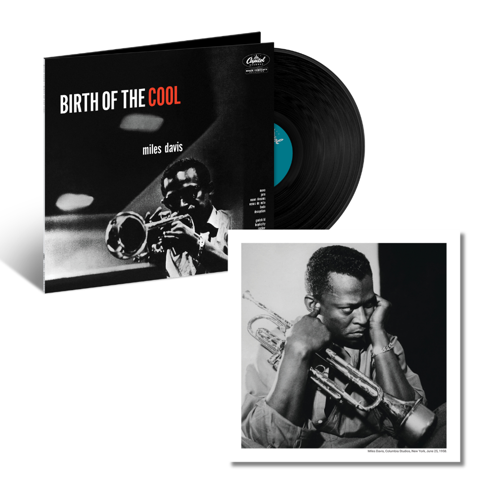 Exclusive: Birth Of The Cool (Blue Note Tone Poet Series) 1LP + 12" x 12" Miles Davis Litho Print (1958)