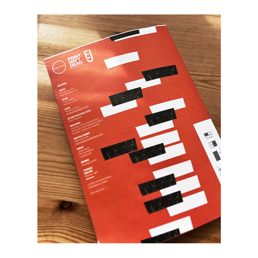 Everything Jazz Posterzine 02 back cover
