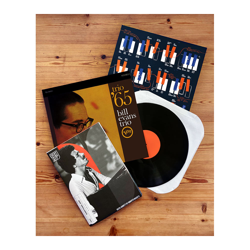 Exclusive Bundle: Bill Evans: Trio '65 + Posterzine®: The Piano Issue + Limited Edition 12” x 12” print #1