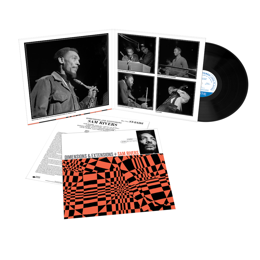 Sam Rivers - Dimensions And Extensions - Exploded Pack Shot