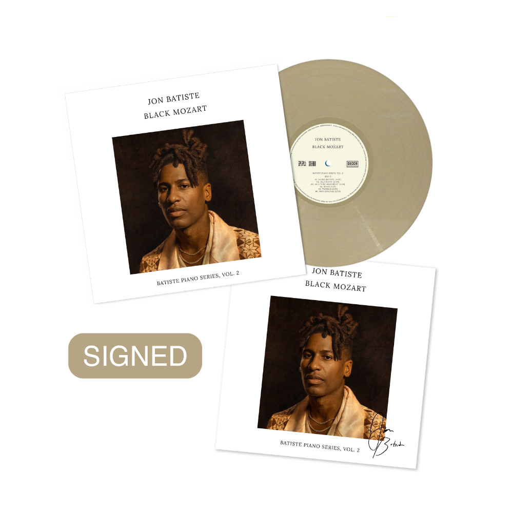 Jon Batiste: Black Mozart Signed Cream White Vinyl