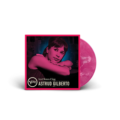 Astrud Gilberto: Great Women Of Song: Astrud Gilberto - 1LP Neon Pink + Black Marble Effect