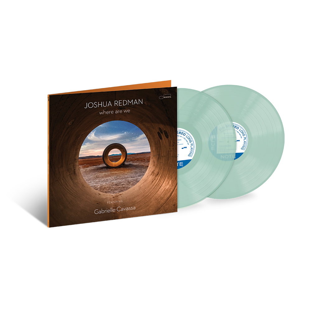 Joshua Redman - where are we Clear Blue Vinyl 2LP